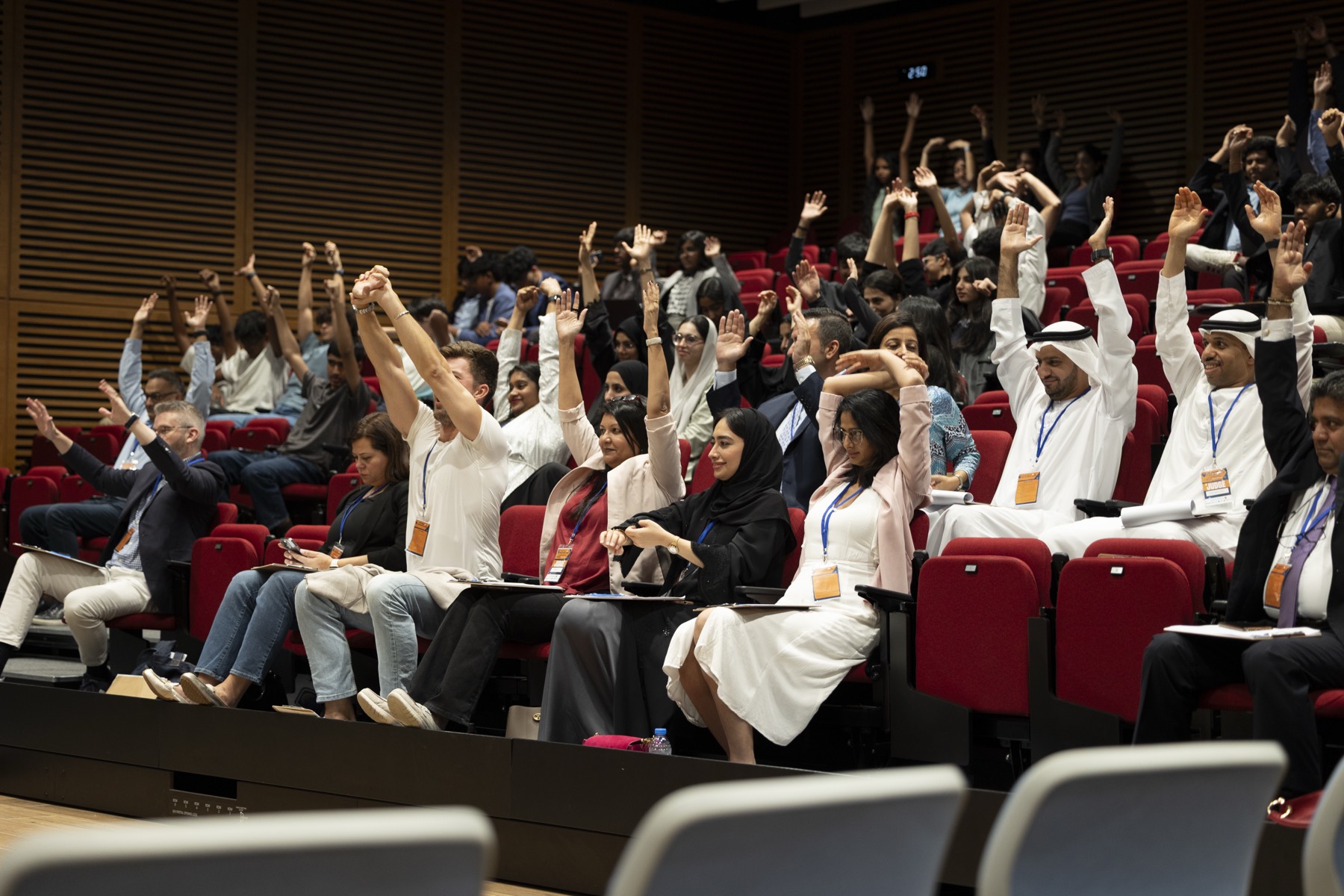 Students at the UAE InnovAIte 2025 finals